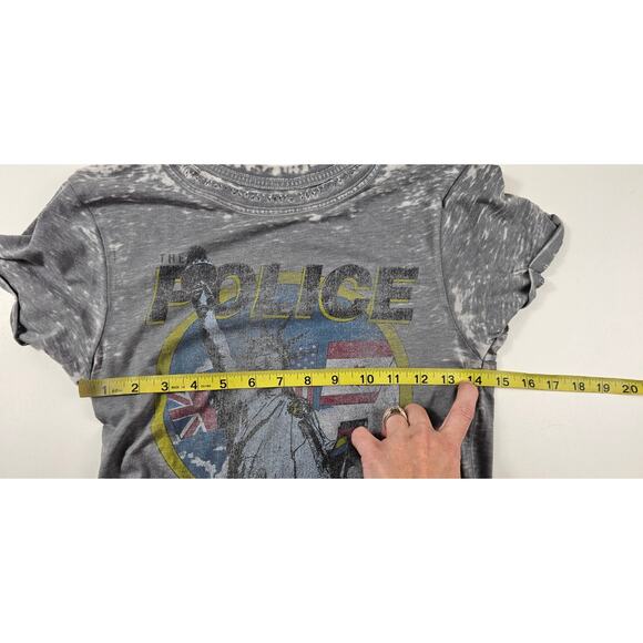 Recycled Karma Police Tour T SZ XS NWOT grunge thrasher rock & roll 90s 80s top - Picture 5 of 7